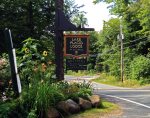 Entry to Lake Placid Lodge